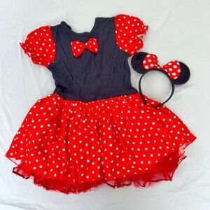 Minnie Mouse Little Girls Dress Outfit Set Costume Size 3XL